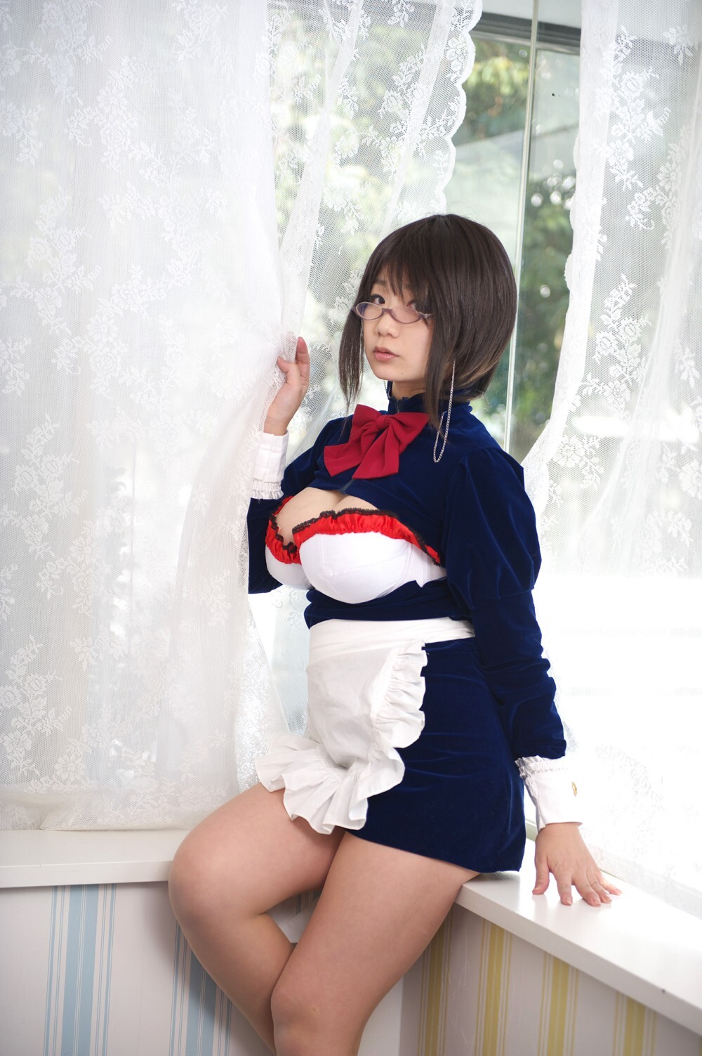 [Cosplay] 2013.03.28 Sexy Maid - Big Tits 1